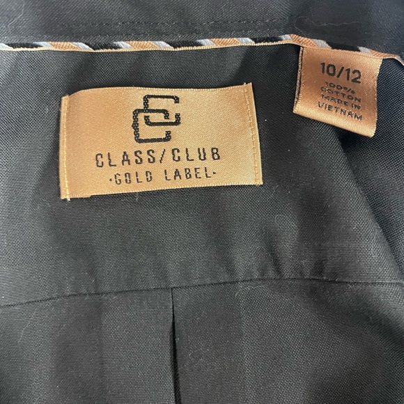 Class Club Gold Label Black Button Up - Picture 2 of 2